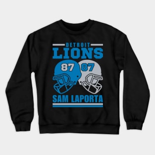 Detroit Lions Sam Laporta 87 American Football Retro Crewneck Sweatshirt